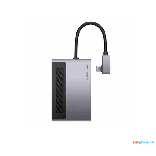 Baseus Magic Multifunctional Type-C HUB  (Type C to USB3.0*1 / HDMI*1 / 3.5MM Sterio *1 / SD & TF*1 / PD*1) 